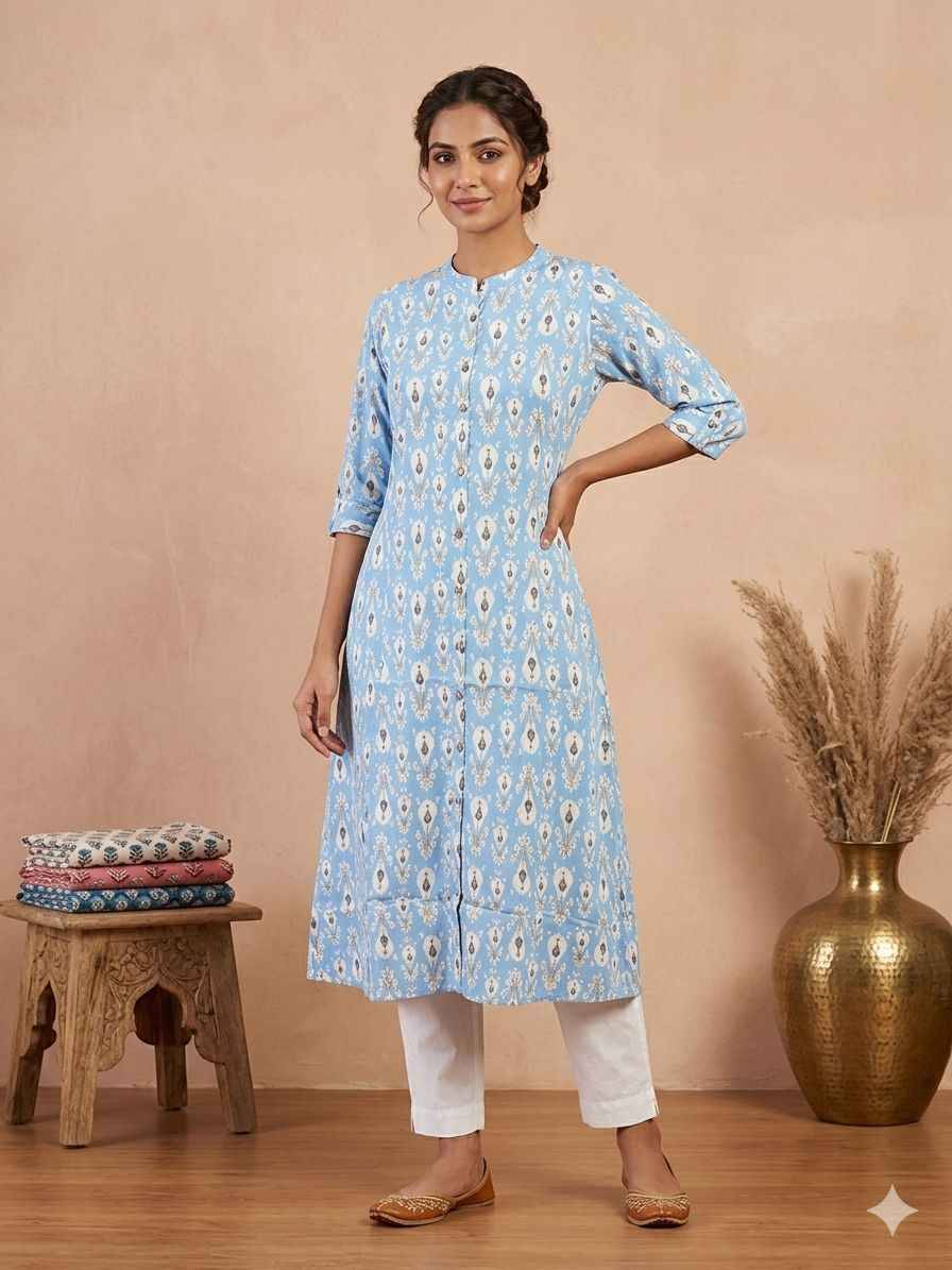 K 909 BY FASHID 01 to 31 Series Designer Collection Beautiful Stylish Fancy Colorful Party Wear & Occasional Wear Cambric Cotton Print Kurtis At Wholesale Price